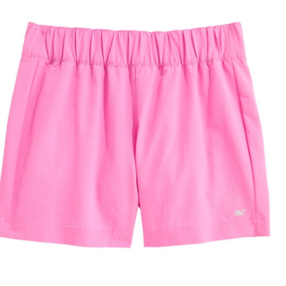 Vineyard Vines Pink Harbor Pull-On Shorts Lightweight Elastic Waist NWT